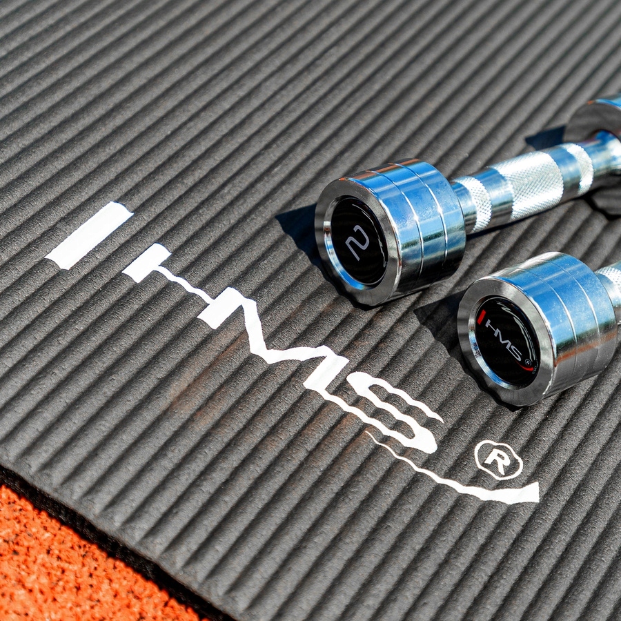 Hantle Hantelki Ciężarki Chromowane 2x9 kg HMS Cechy dodatkowe antypoślizgowy uchwyt