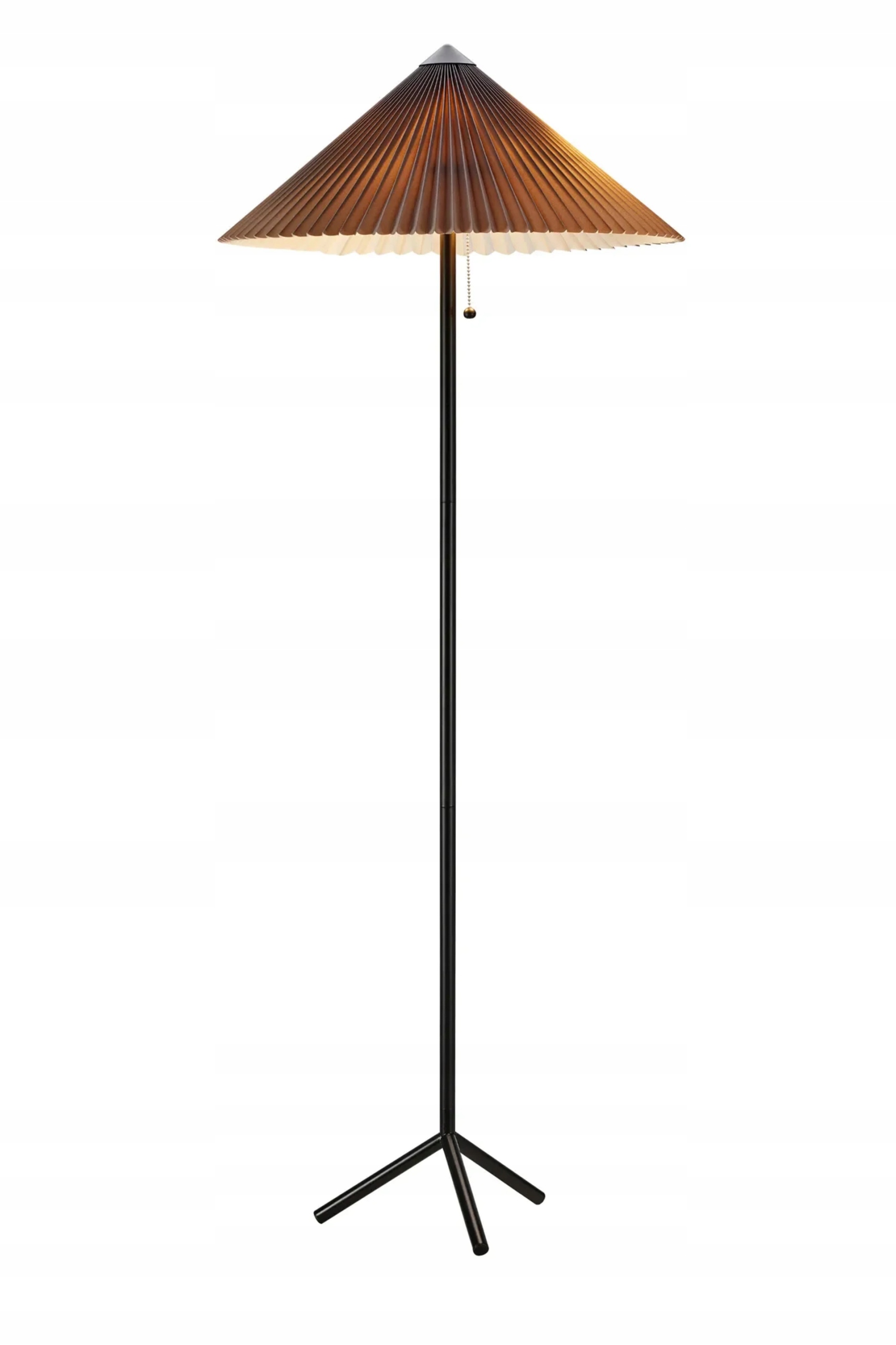 Markslöjd Plisado stojaca lampa sivá