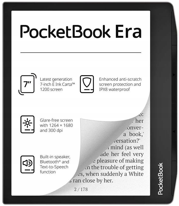 PocketBook 700 Era 16GB, WiFi, Stardust Silver (strieborný)
