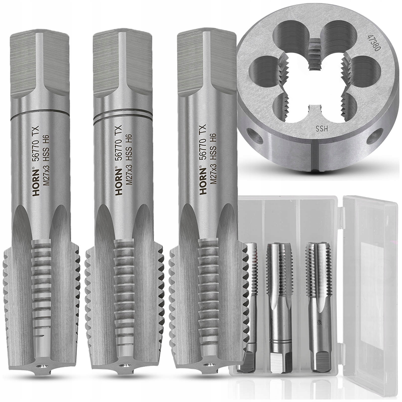 

Gwintowniki Narzynka M27x3 Hss Zestaw 3+1