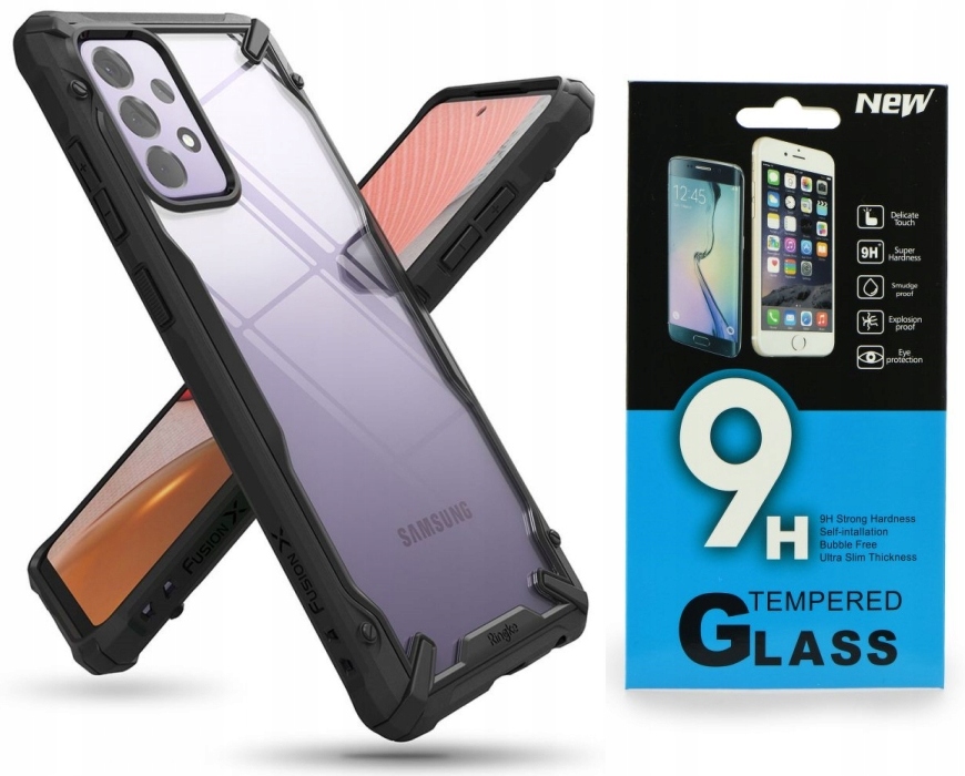 

Etui Ringke X do Galaxy A72 5G, Case, Cover +szkło