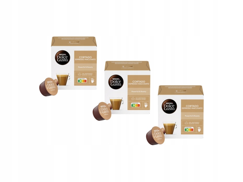 Kapsułki Nescafe Dolce Gusto Cortado 3x 16szt
