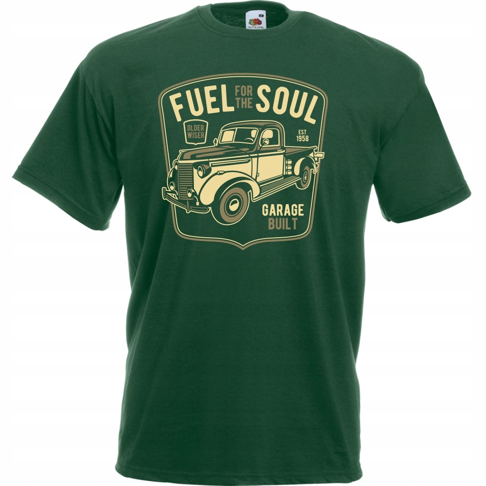 

Koszulka auto samochód oldschool XL butelkowa