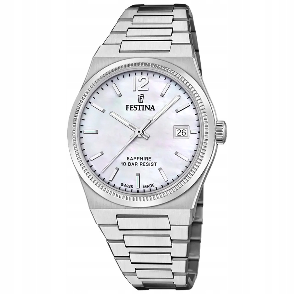 Dámské hodinky Festina F20035-1 stříbrné