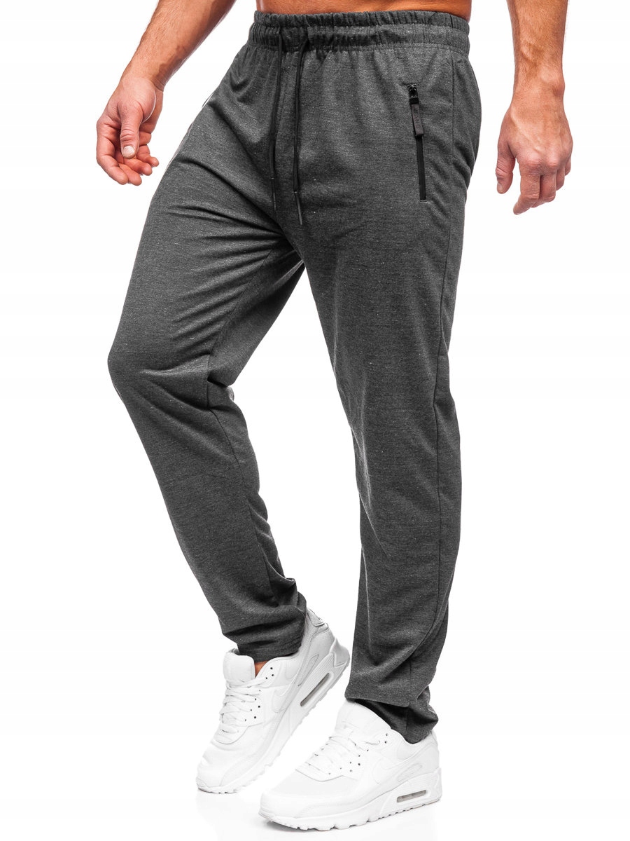 

Spodnie Dresowe Męskie Grafitowe JX6112 DENLEY_2XL