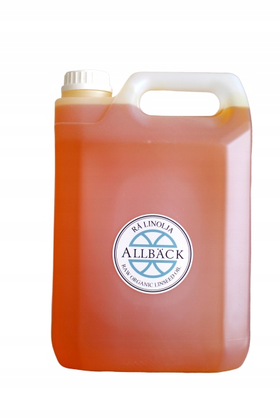 

Szwedzki surowy olej lniany do drewna 5l