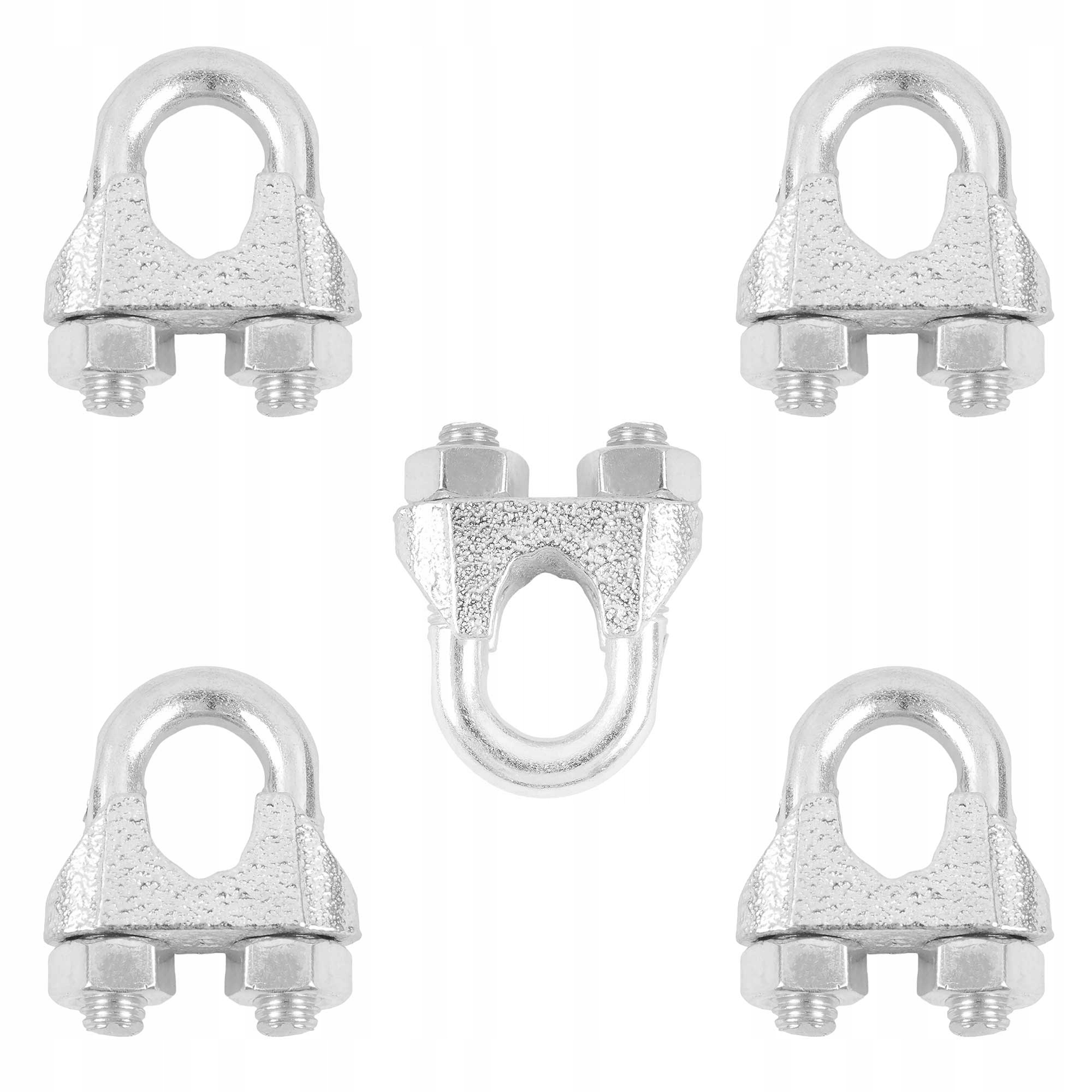 5x ZACISK LINOWY KABŁĄKOWY DO LIN OCYNK 8mm