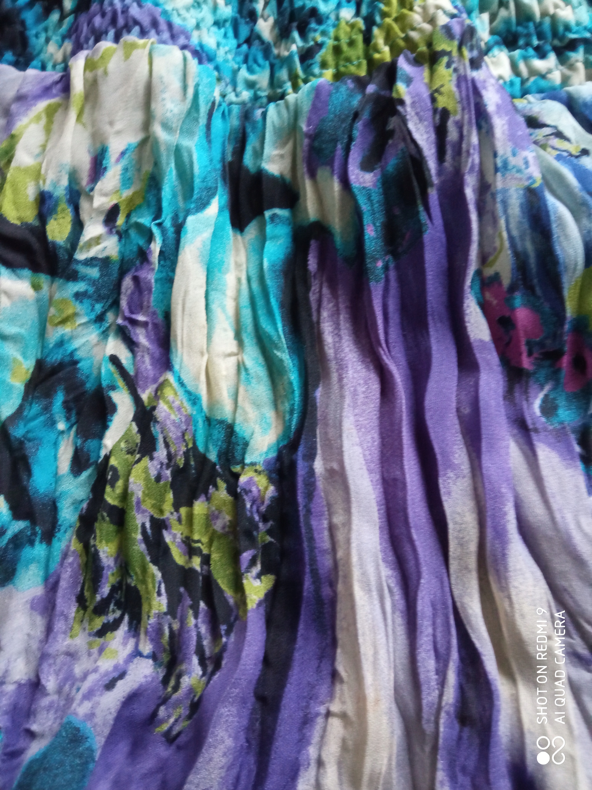 ALLISON TAYLOR 140cm pachy 50 52 54 56 boho fiolet Dekolt okrągły