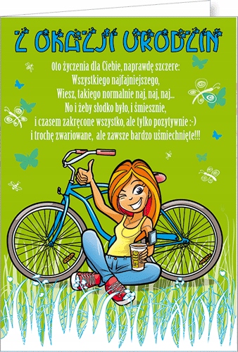 

Kartki urodzinowe dla kobiet śmieszne tekst Youn21
