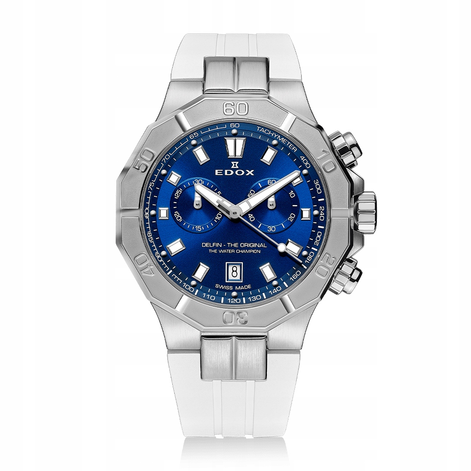 Edox Delfin The Original Chrono 10113-3CAB-BUIN WR200 43mm