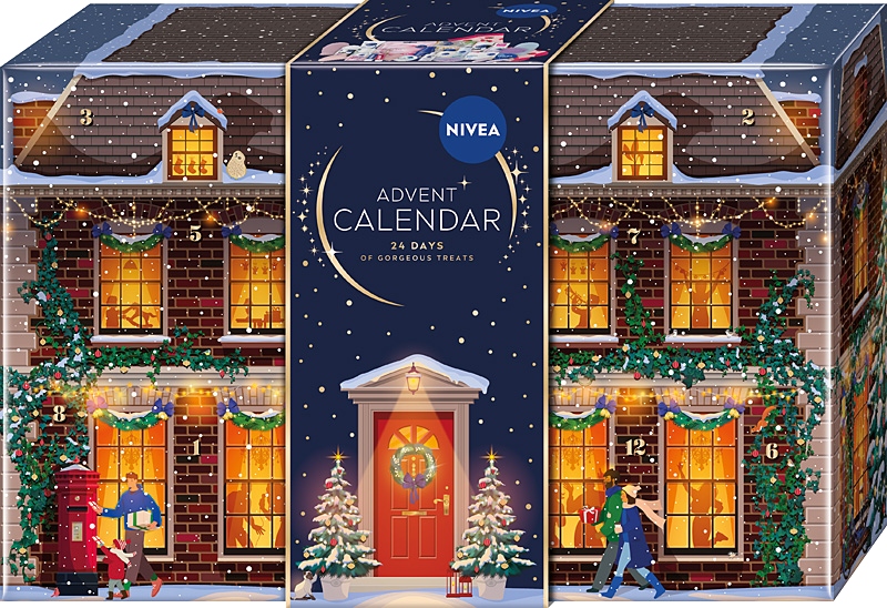 Nivea Adventní kalendář Vánoční sada kosmetiky pro ni