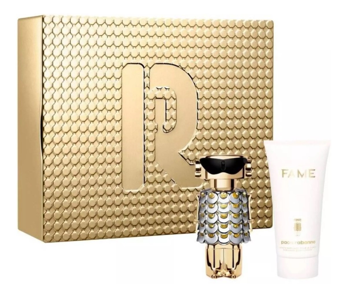 Paco Rabanne Fame Set parfémovaná voda sprej 50 ml tělové mléko 75 Ml