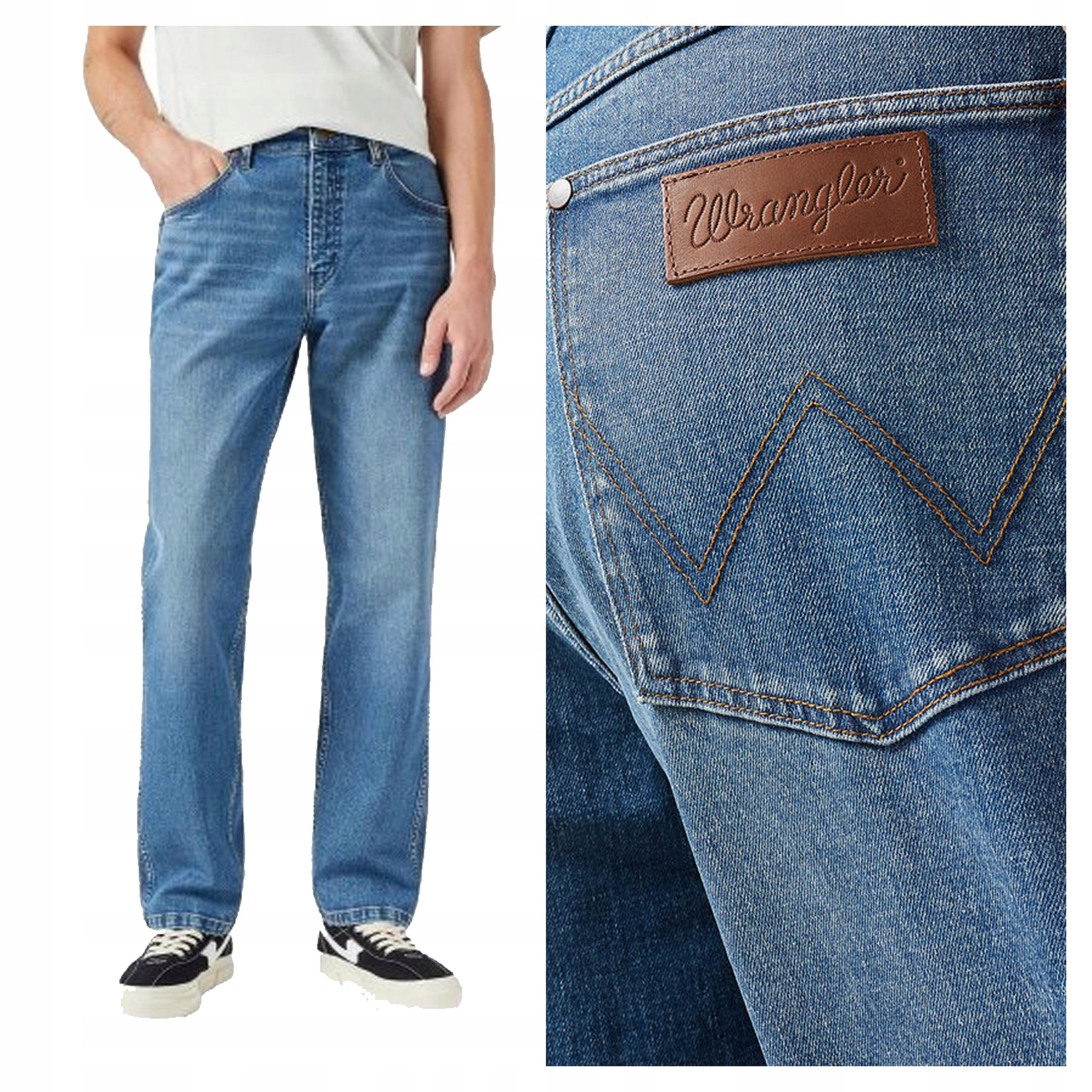 Wrangler Frontier W33 L34 Pánské džíny Jednoduché