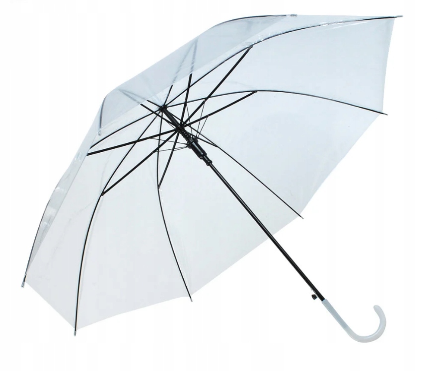 PARASOL PRZEZROCZYSTY PARASOLKA PRZEZROCZYSTA NA ŚLUB DUŻA Marka inna