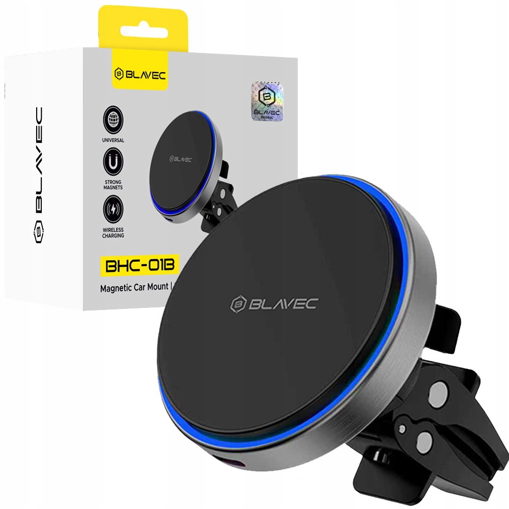 Uchwyt Samochodowy Magnes do Auta w kratki Skręcany iPhone 13 14 15 16 17