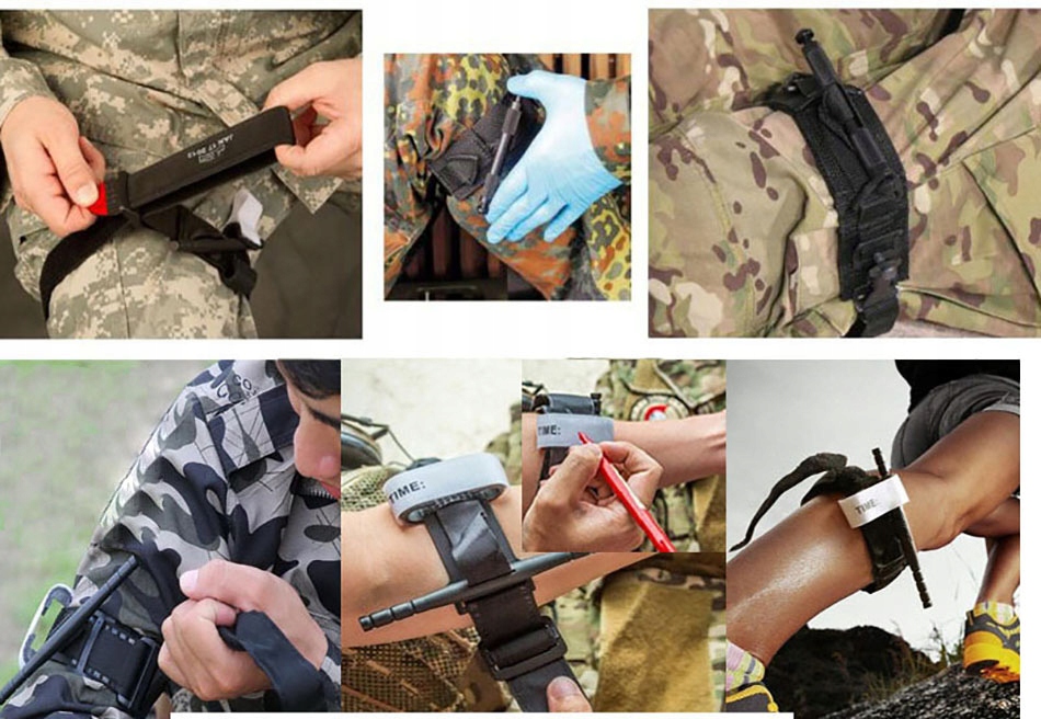 OPASKA STAZA UCISKOWA WOJSKOWA TAKTYCZNA 95CM - 55sztuk Producent bez marki