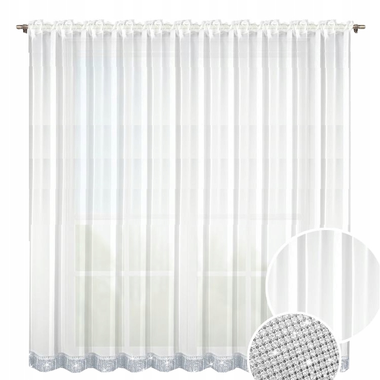 

Firana gotowa Firany 220x300 cm Firanki Cyrkonia