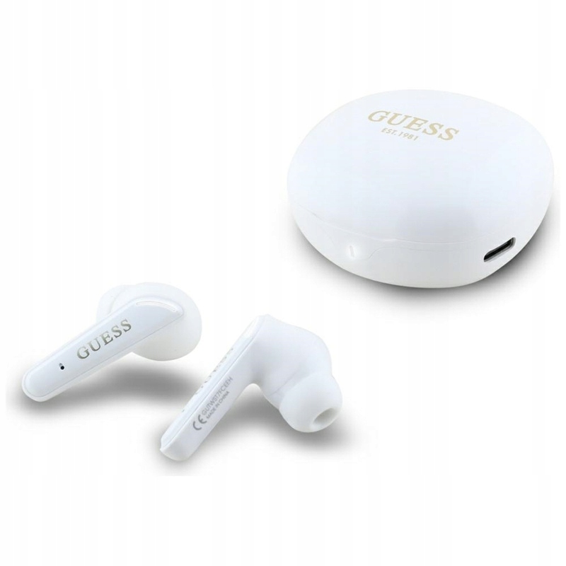 Bezdrátová sluchátka Guess Flat Classic Logo Electroplated