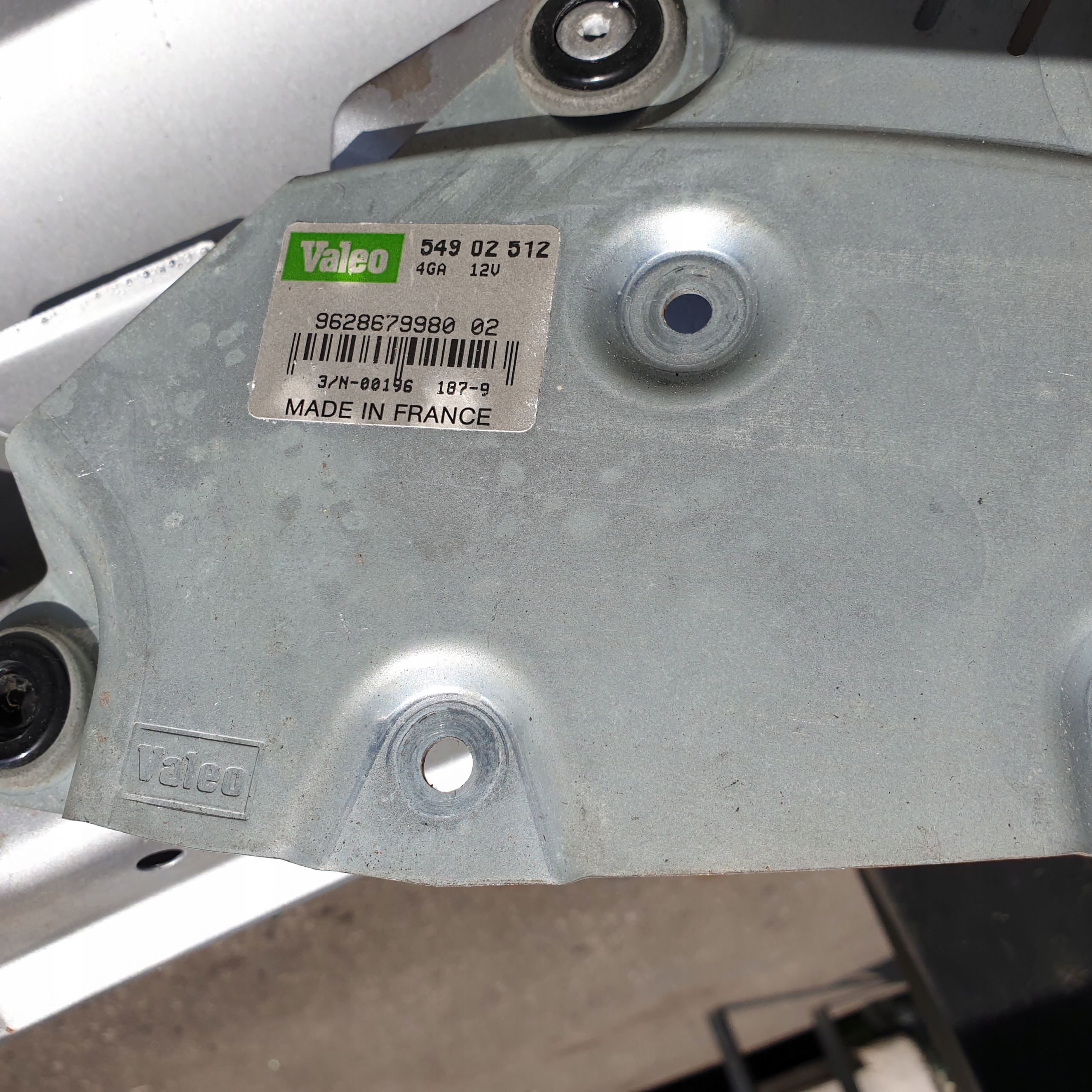 boot doors PEUGEOT 206 HB SREBRNA