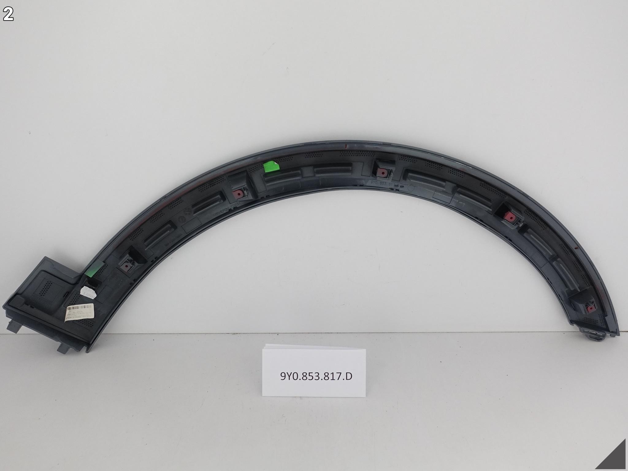 PORSCHE CAYENNE III GTS E3 9Y0 18- moulding for fender left front M7K