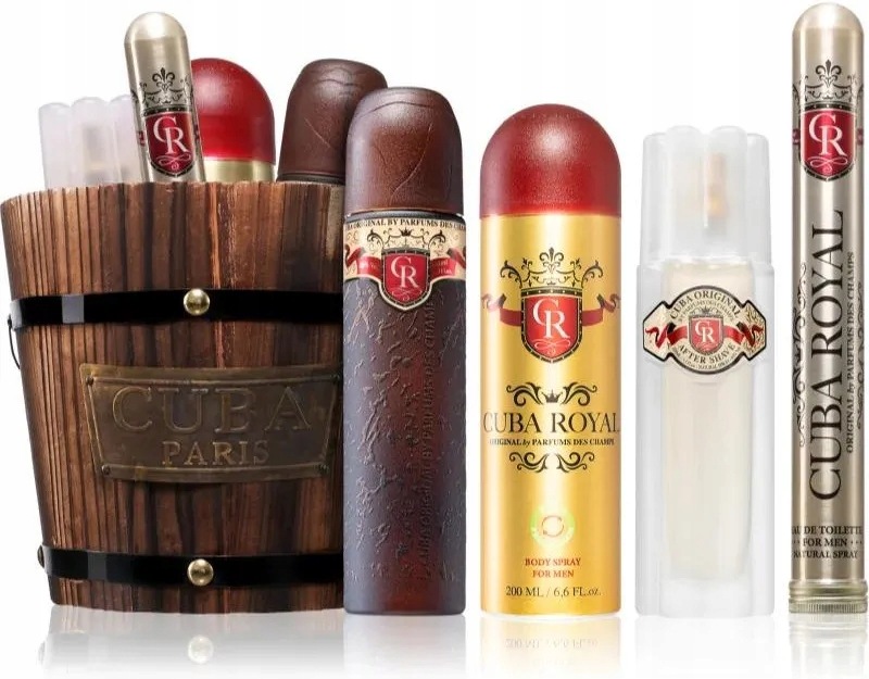 Cuba Royal dárková sada pro muže 4-dílná Kbelík