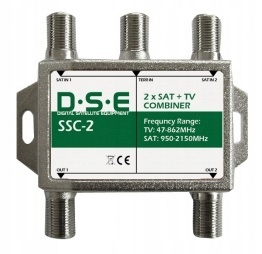 Sumator Rtv/sat x2 Dse SSC2 do twina