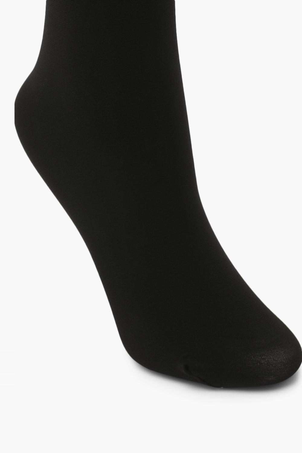 Rajstopy ciążowe czarne z miejscem na brzuch 100 Marka Inna marka