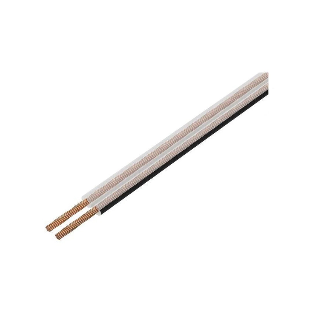 Reproduktorový kabel typu TLYp 2x0,75 mm2 Cu lanko průhledný PKT0019AC
