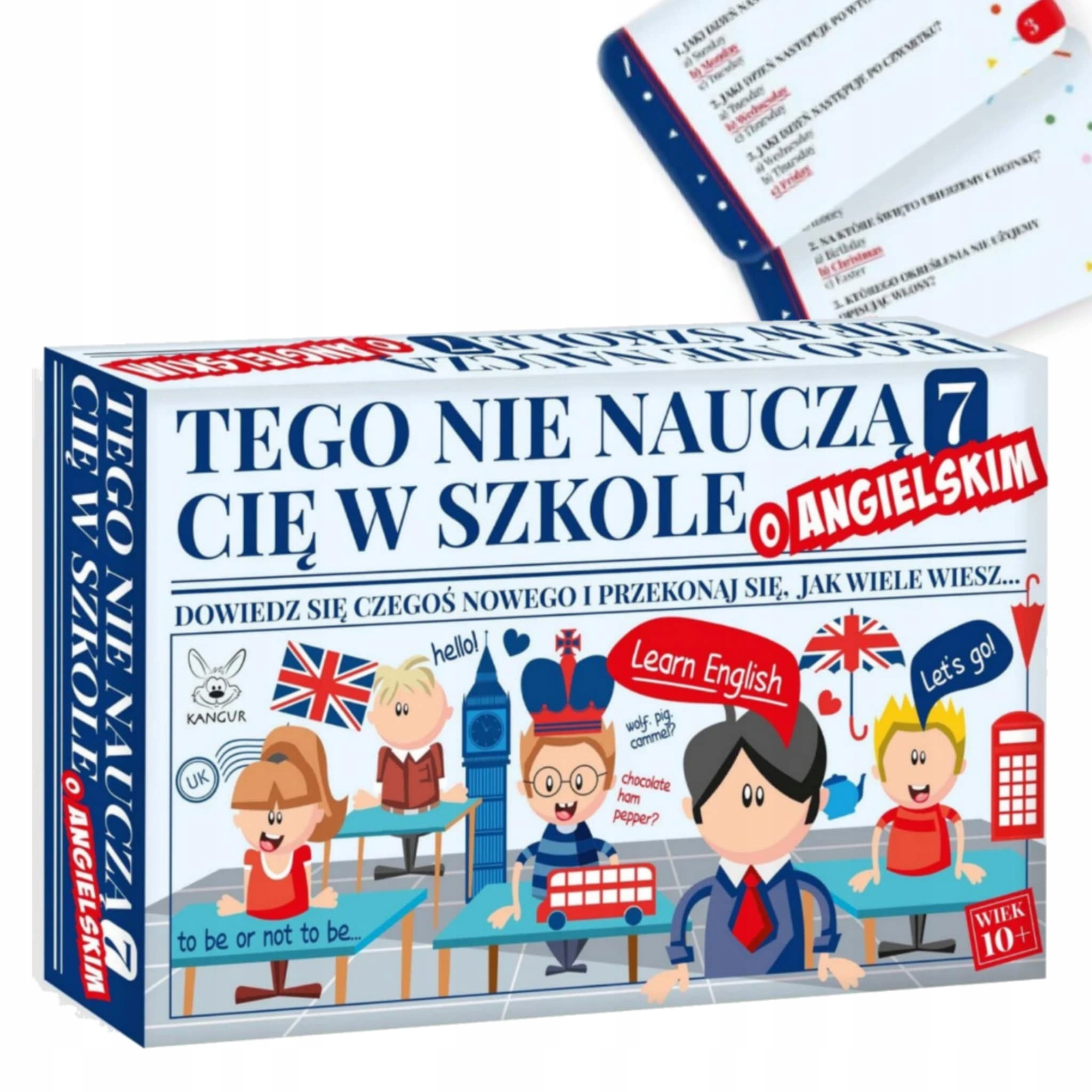 Gra Edukacyjna Kangur Tego nie nauczą cię w szkole 7. O Angielskim