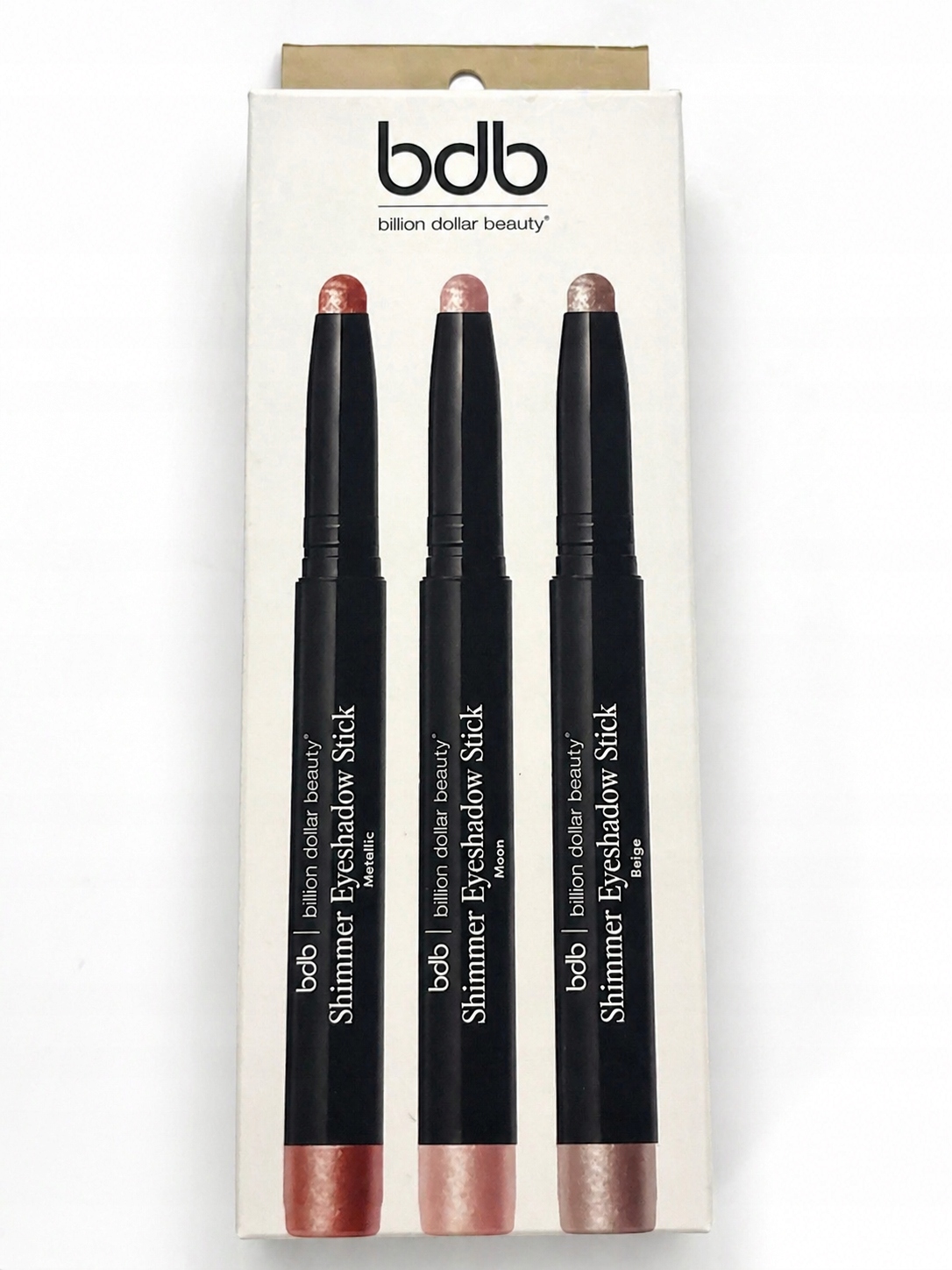 Billion Dollar Beauty Stíny v tyčince 3 ks Shimmer