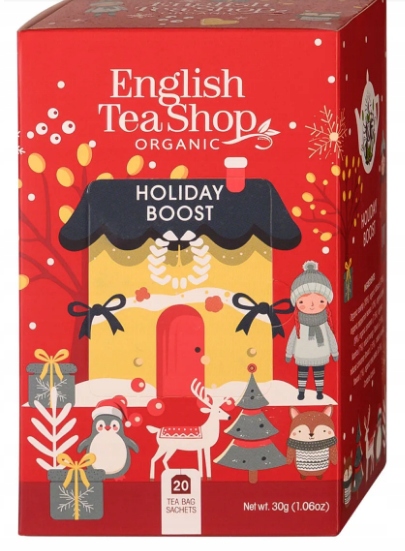 Levně English Tea Shop bio čaj vánoční povzbuzení holiday boost ovocný
