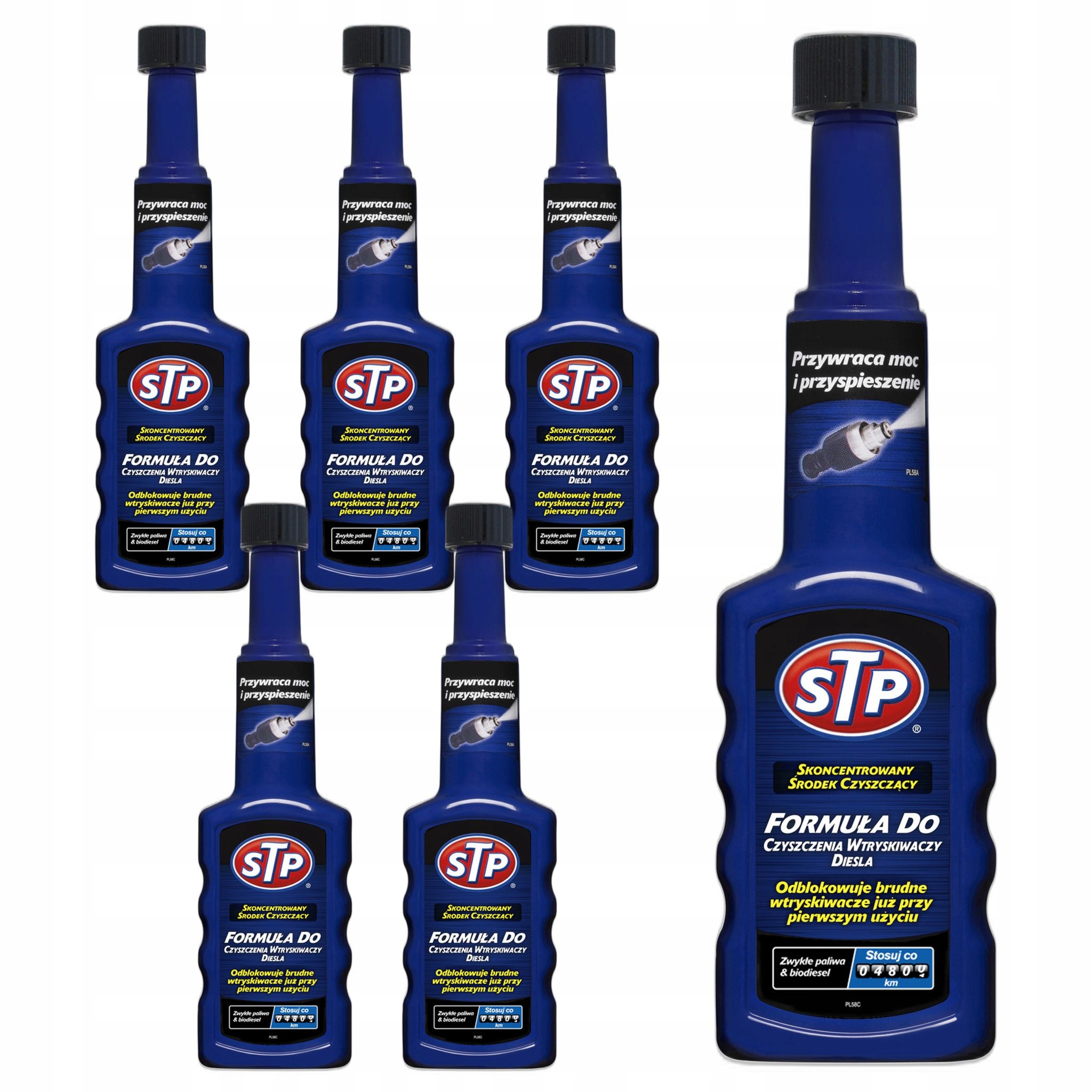 6 x Preparat do Czyszczenia Wtryskiwaczy Stp w Silnikach Diesla 200ml