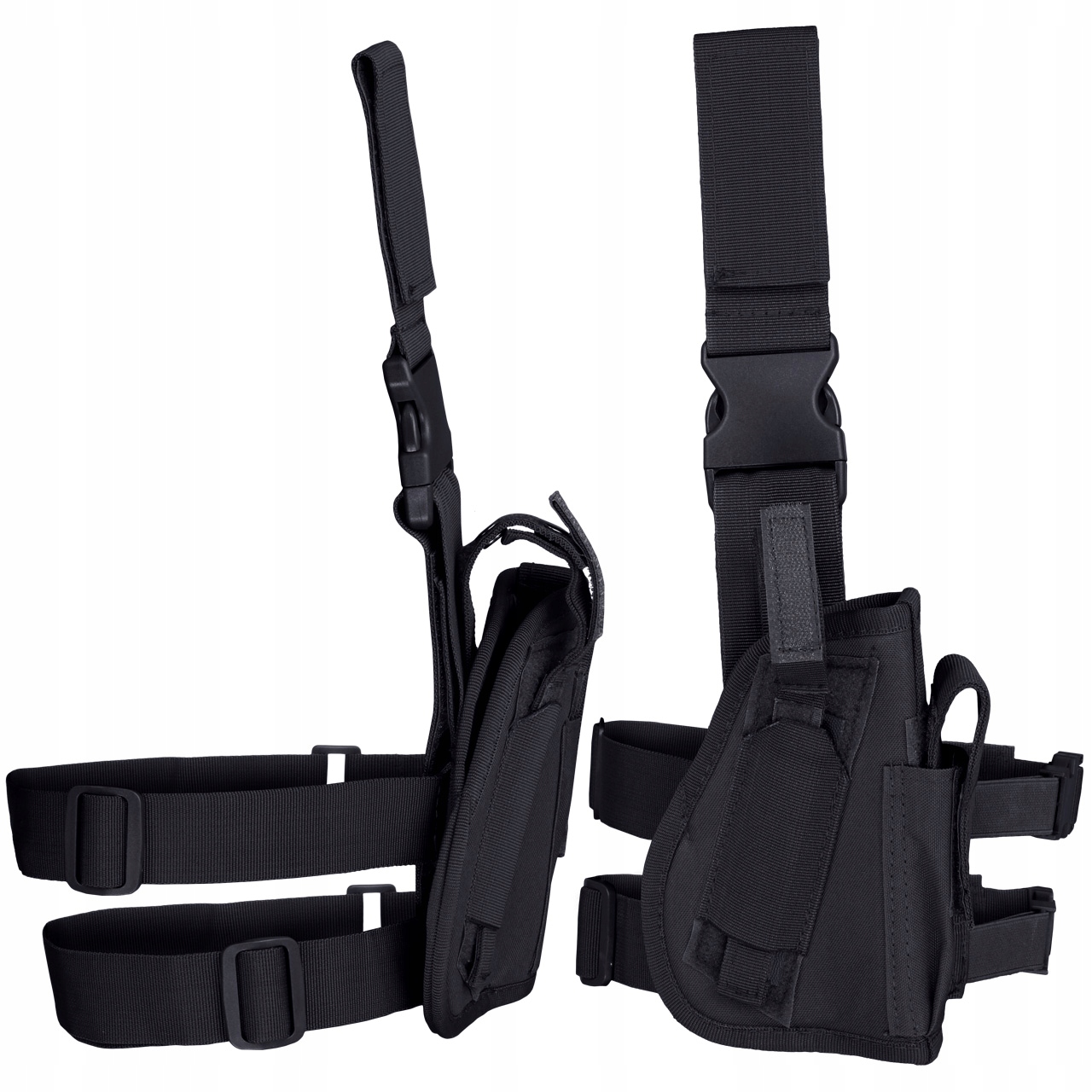 Kabura udowa do broni krótkiej pistoletów Glock Walther Texar De Luxe Black