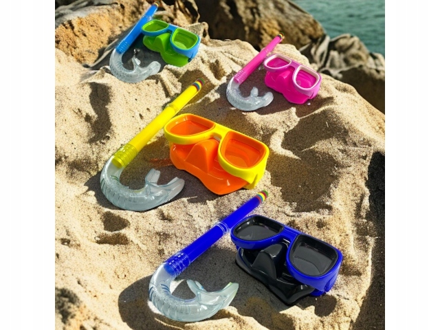 MASKA DO NURKOWANIA ZESTAW PŁYWACKI 4 KOLORY Marka Maska