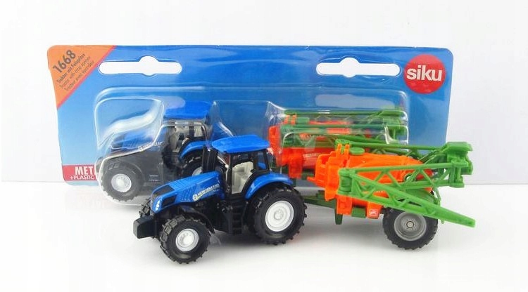 

1668 traktor ze spryskiwaczem upraw siku Holland