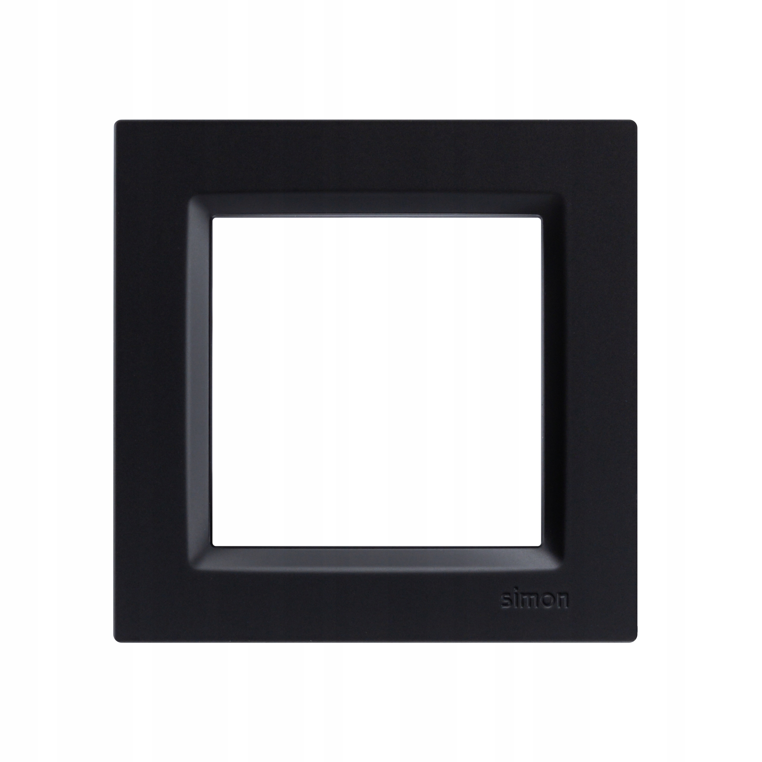 Simon 10 RAMKA POJEDYNCZA CZARNA CR1/49