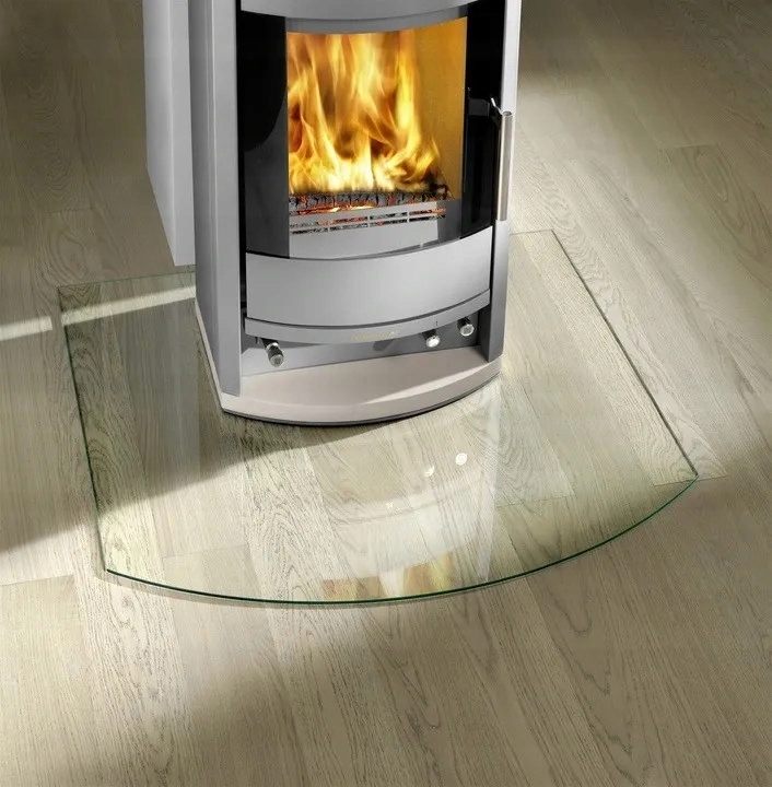 Podstawa szklana hartowana - szyba pod Piec lub Ko Rodzaj szkło kominkowe