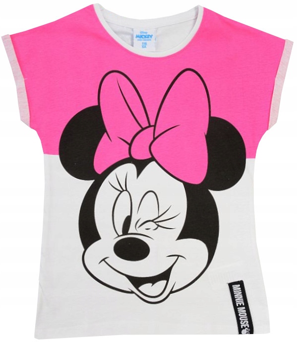 

Myszka Minnie Koszulka T-shirt Róż 134 R063A