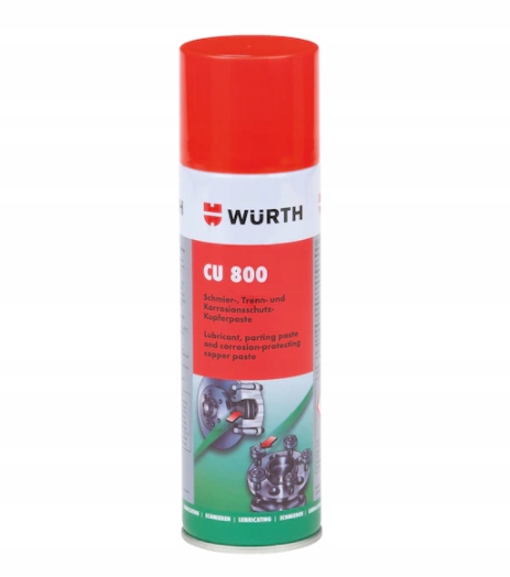 

Wurth Spray smar, pasta miedziana Cu 800 300ML