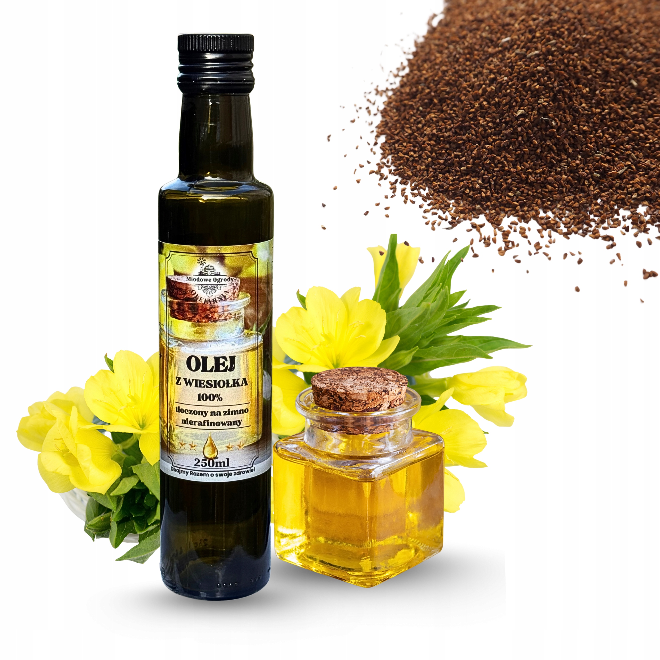 Levně Olej z pupalky lisovaný za studena 250 ml přírodní, nerafinovaný