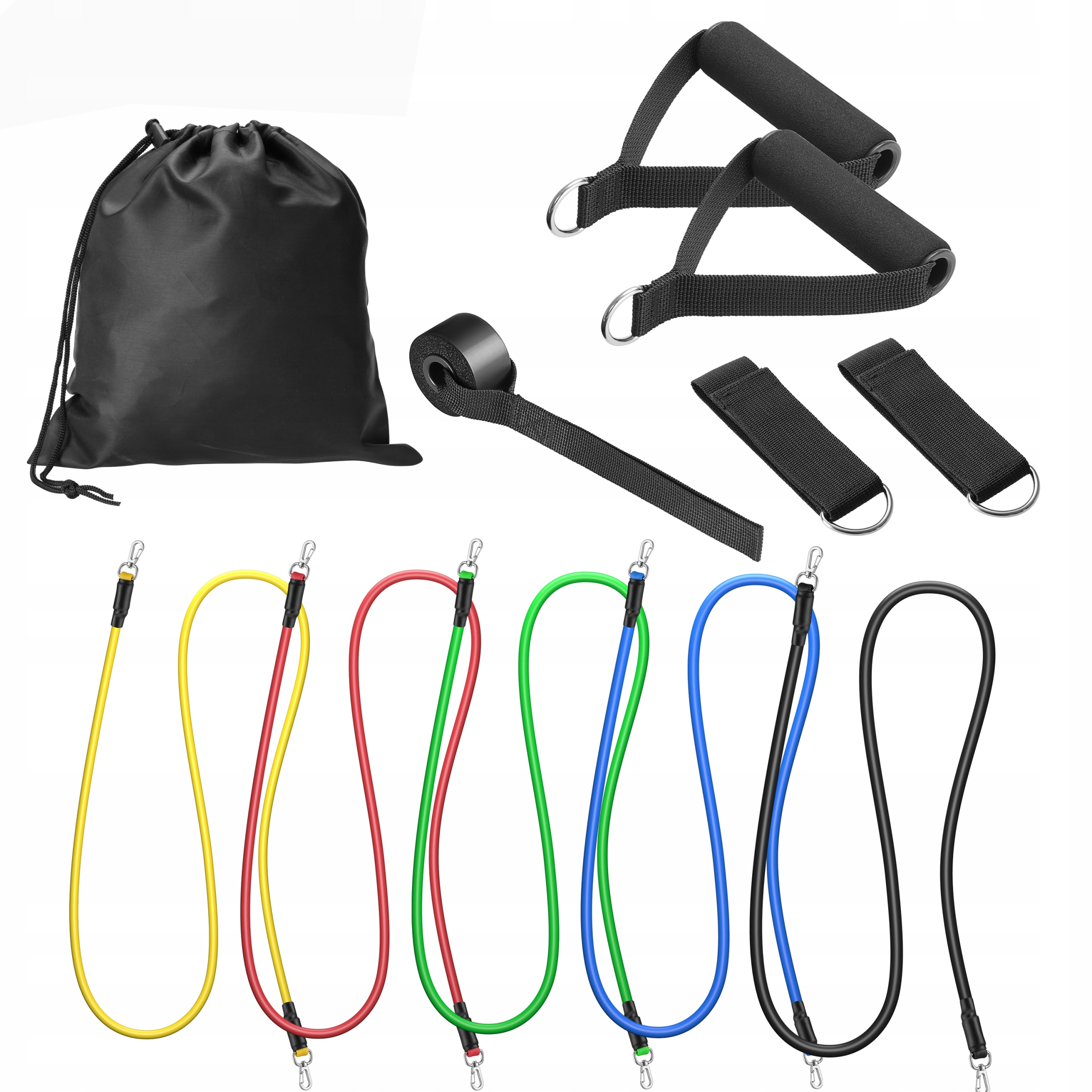 Zestaw 5 Gum Oporowych Do Ćwiczeń gumy Workout Bands Fitness