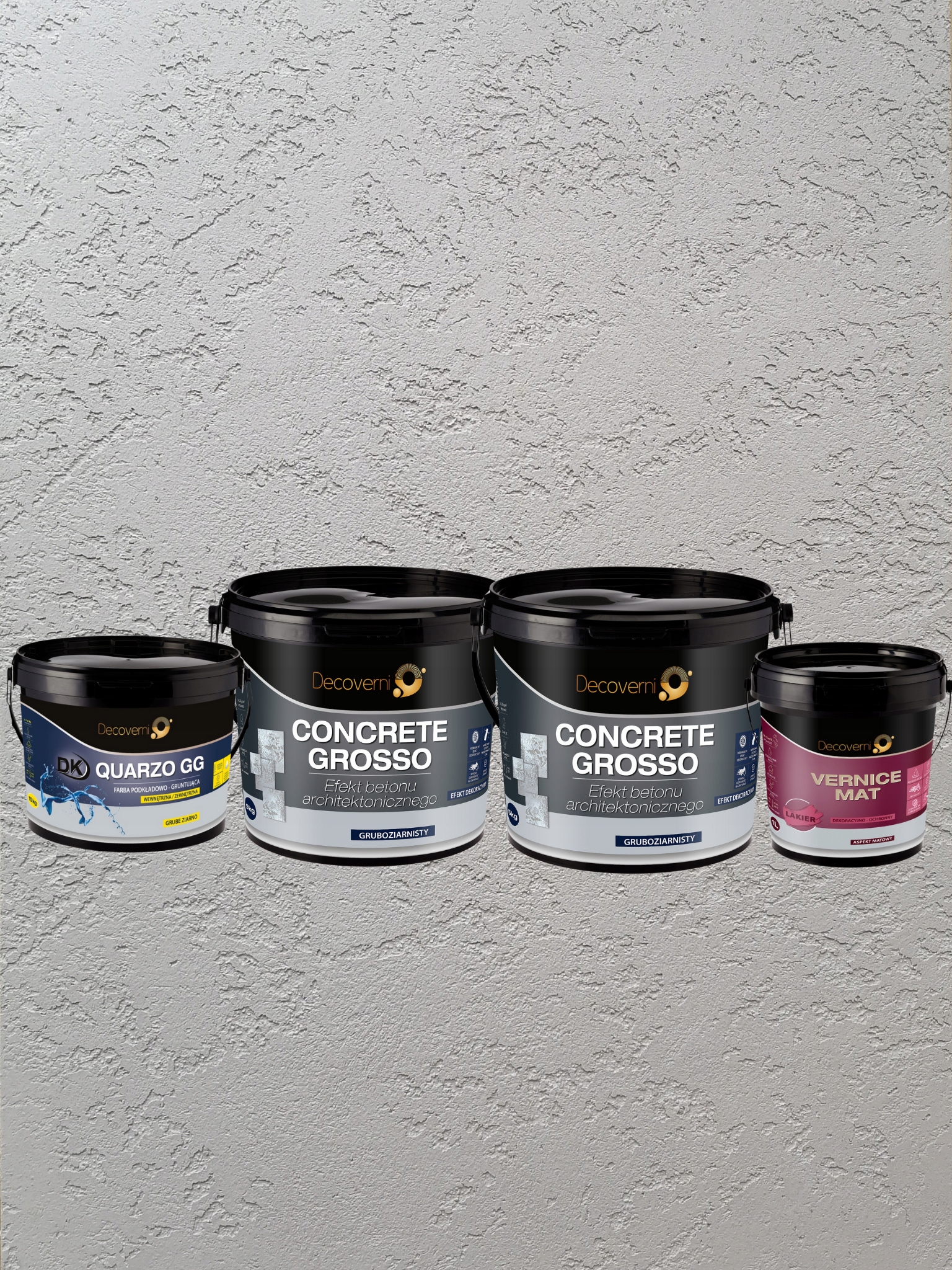 Beton Concrete Grosso 10KG sada 5 m2 Cream krém