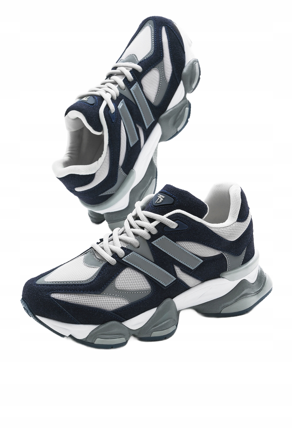 Tonny Black Tmavě Modré Sportovní Boty S Látkovou Svrškovou Částí, Velikost 44