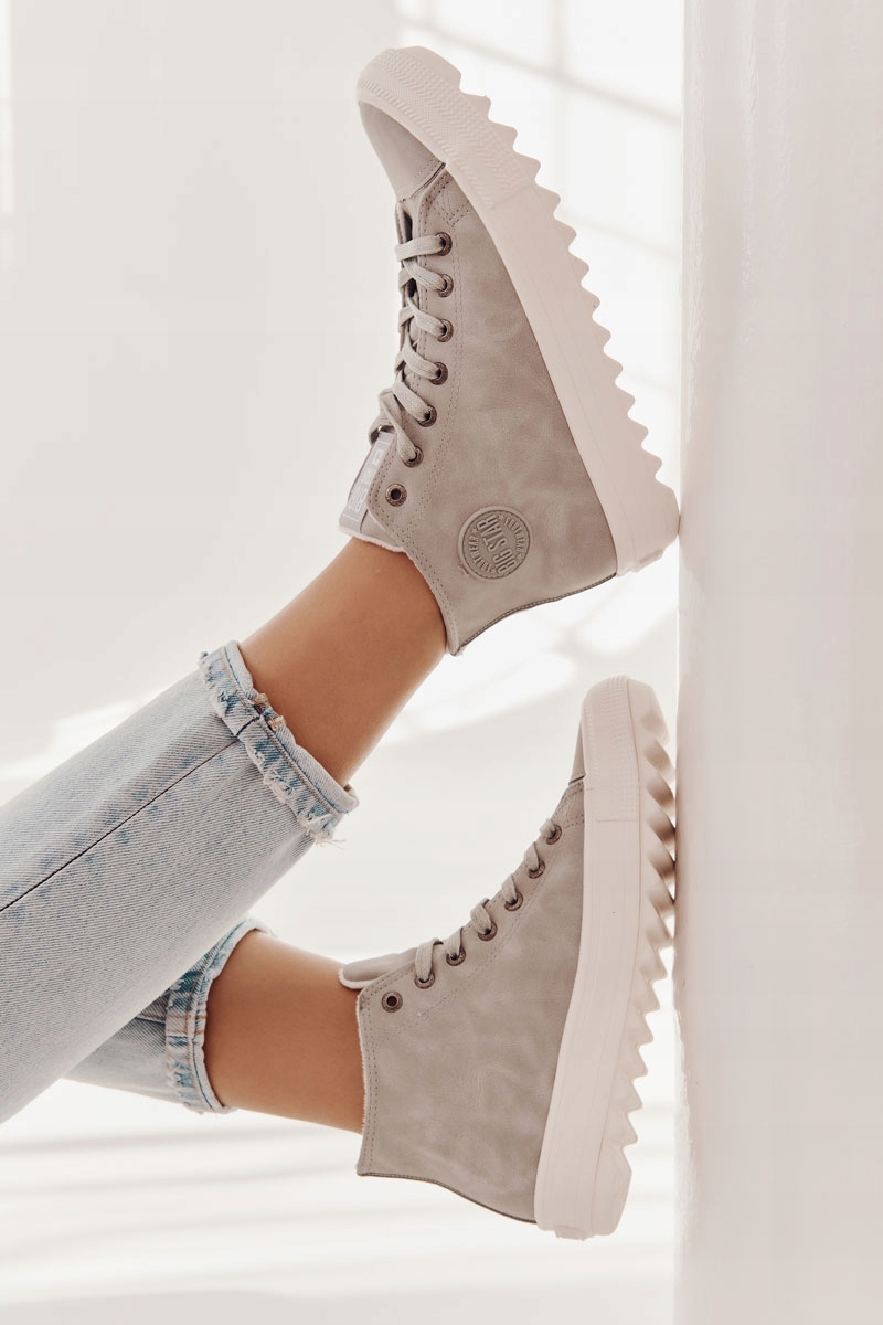 BIG STAR EE274114 SZARE OCIEPLANE TRAMPKI HIT 37 Rozmiar 37