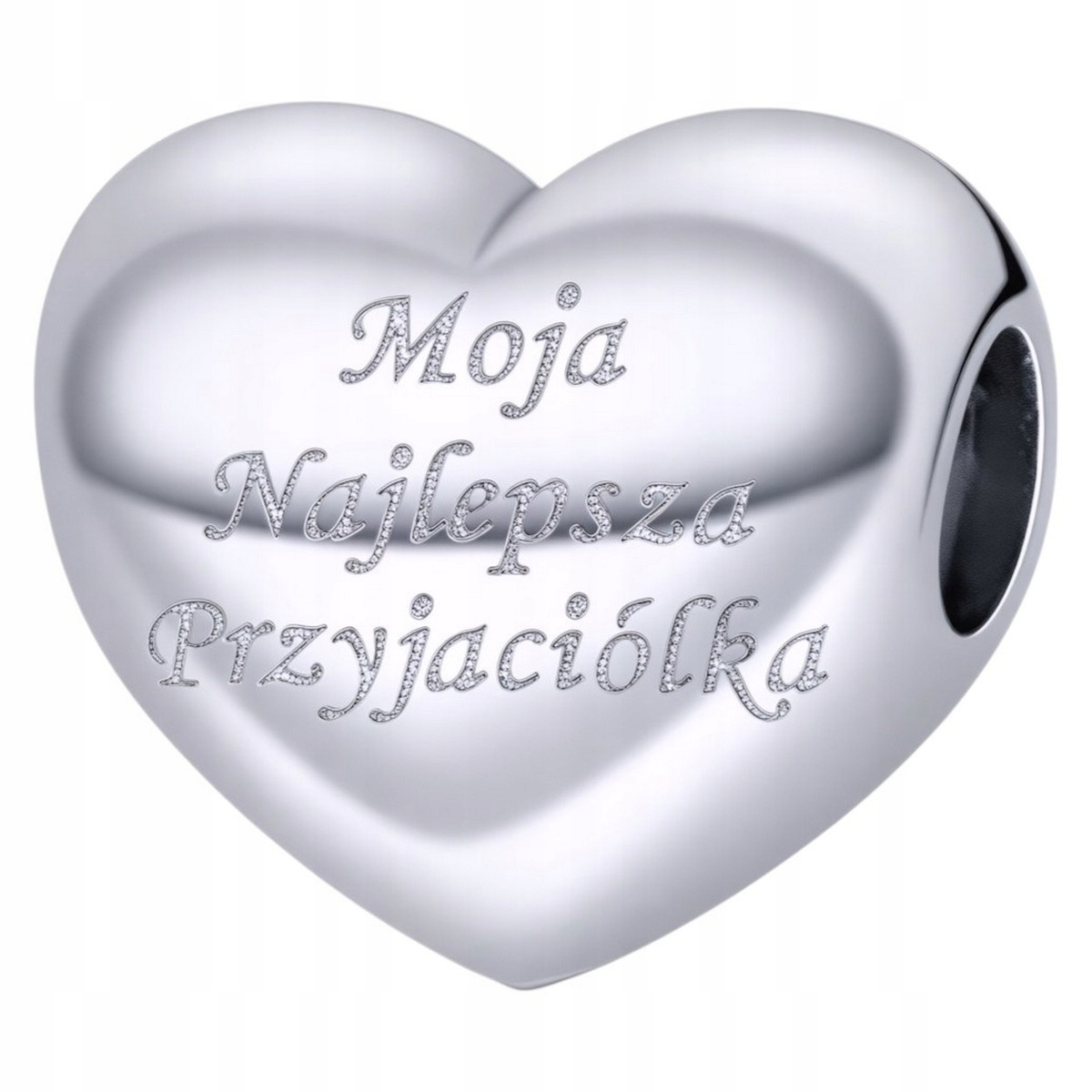 Charms A LEGJOBB BARÁTNŐM ajándék barátnőnek ezüst 925