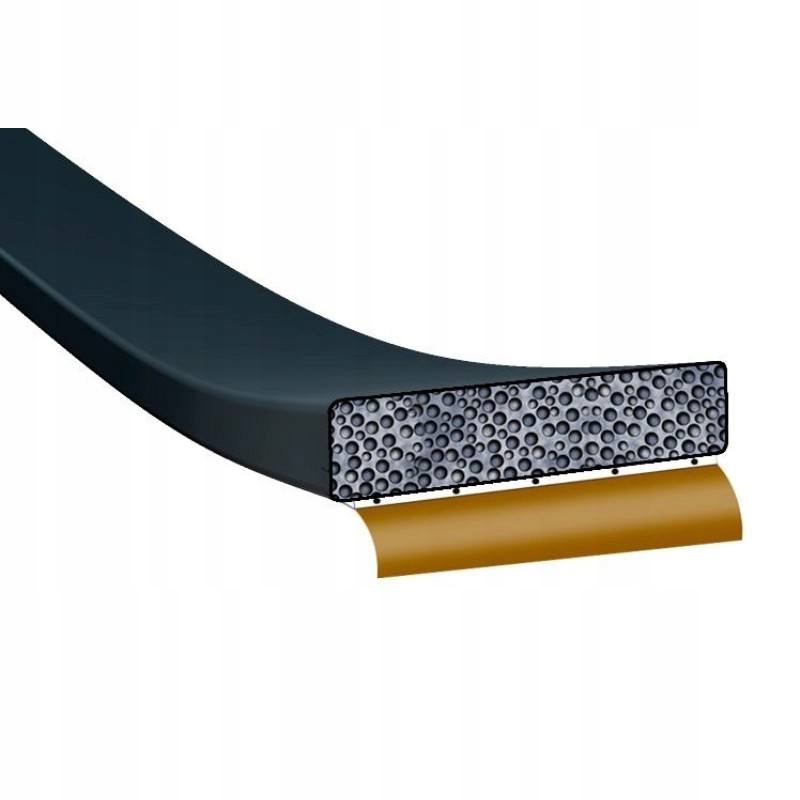 Tesnenie Cellular strip, 10 x 2mm, čierne, 200m
