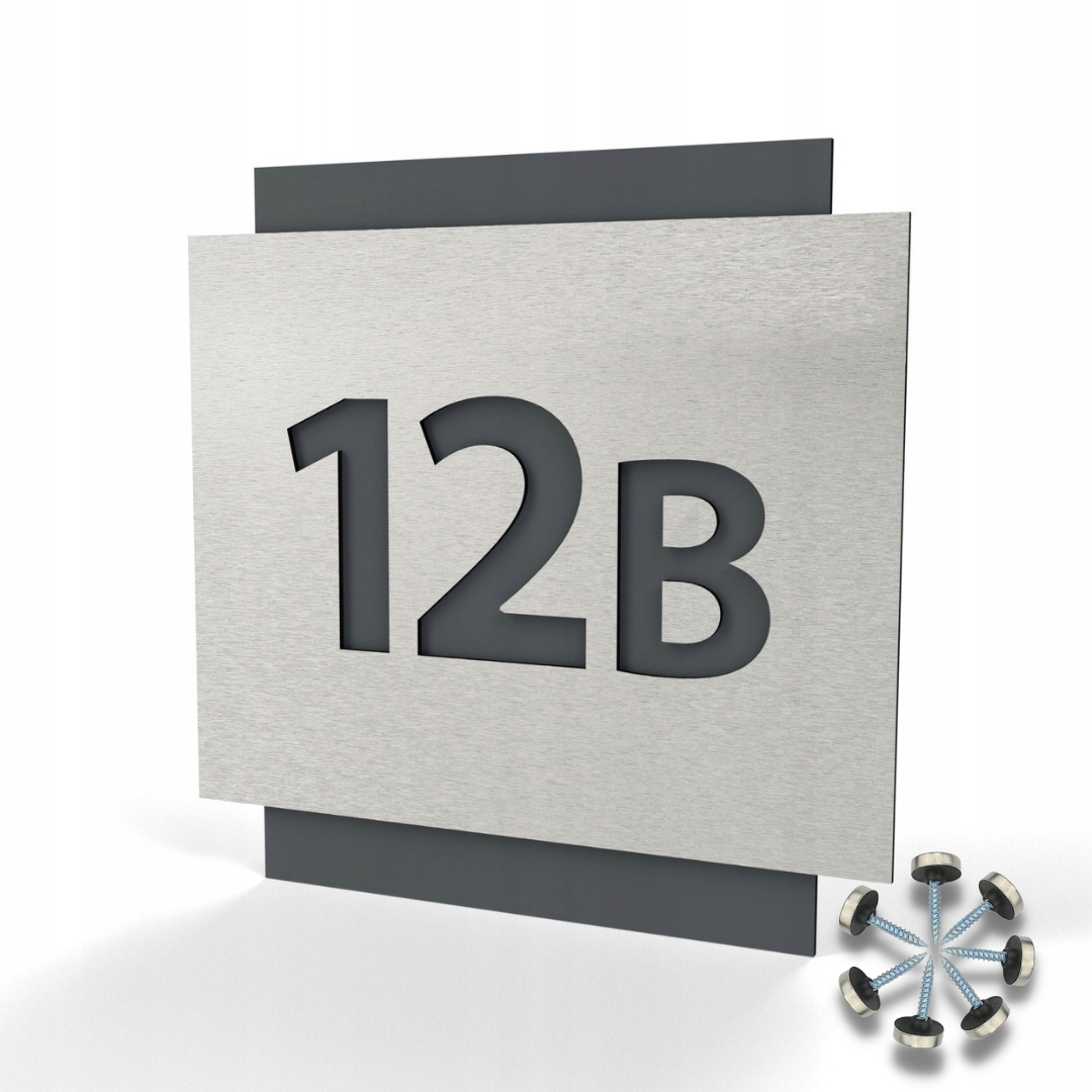 Tabliczka tablica ADRESOWA numer na dom numer domu ALUMINIOWA 25x25 - WZORY