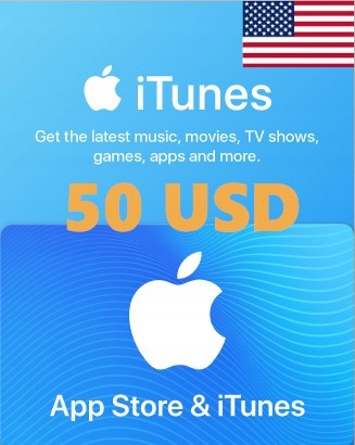 $50 USD ITUNES APPLE GIFT CARD KARTA USA KÓD KLÍČ za 1295 Kč - Allegro