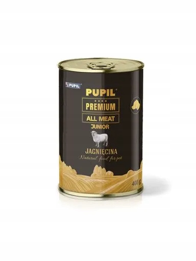 4x Krmivo pro psy Pupil Premium All Meat Gold Junior jehněčí 400 g