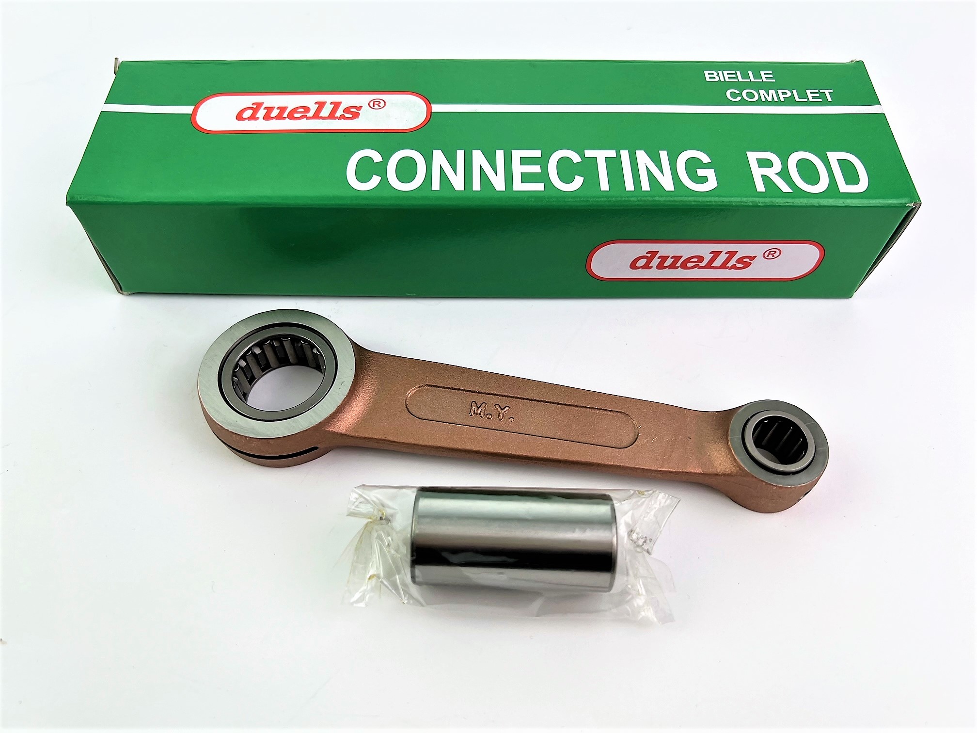 Korbowód Wsk 125 czop 22 mm Duells komplet